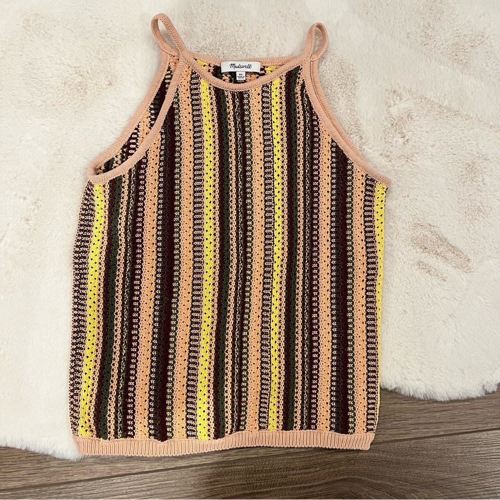 Madewell Crochet Janson Sweater Tank Top Size XS